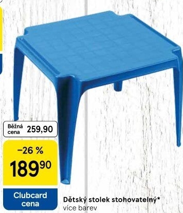 Plastový stůl dětský
