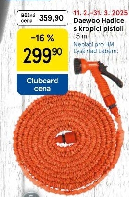 Zahradní hadice Daewoo