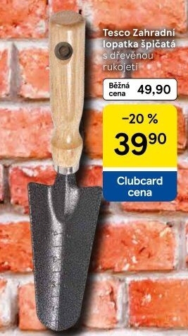 Zahradní lopatka Tesco