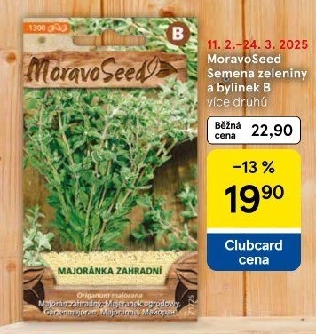 Zahradní osivo MoravoSeed