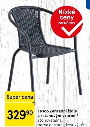 Zahradní židle Tesco