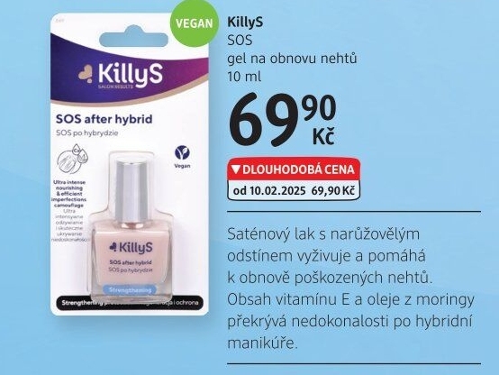 Gel na obnovu nehtů SOS KillyS