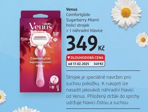 Holicí strojek dámský Comfortglide Gillette Venus
