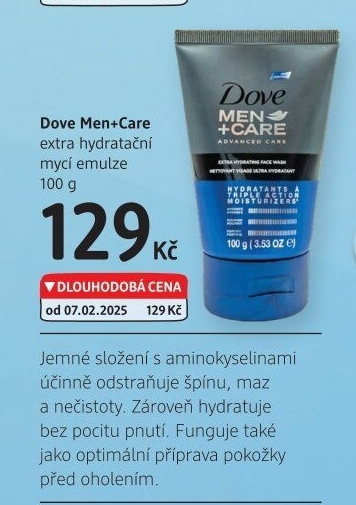 Mycí hydratační emulze Dove Men + Care