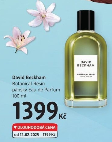 Parfémovaná voda pánská Botanical Resin David Beckham
