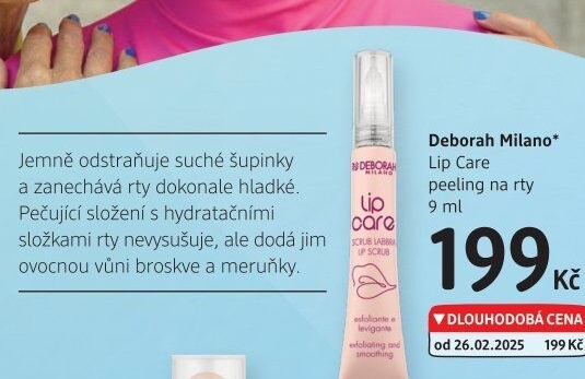 Peeling na rty Lip Care Deborah Milano
