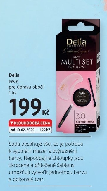 Sada pro úpravu obočí Delia