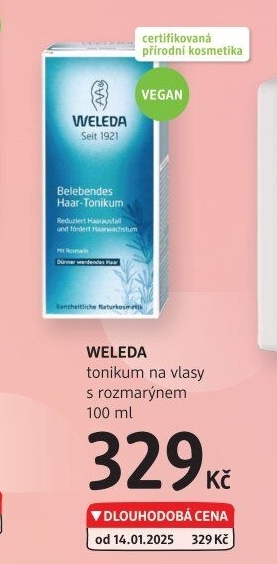 Vlasové tonikum Bio Weleda