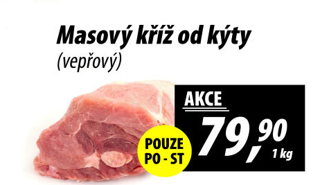 Masový kříž od kýty vepřový