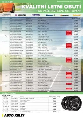 akční leták Auto Kelly 4.3.2025-31.3.2025