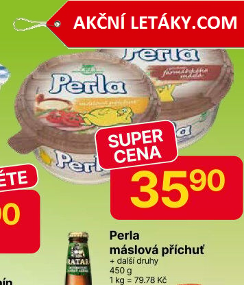 Margarín máslová příchuť Perla