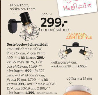 BODOVÉ SVÍTIDLO