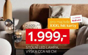 STOLNÍ LED LAMPA