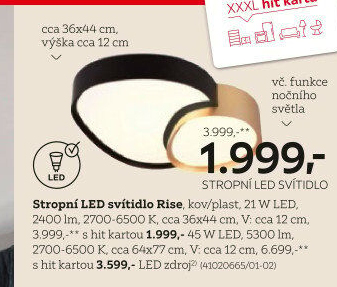 STROPNÍ LED SVÍTIDLO