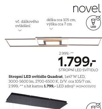 STROPNÍ LED SVÍTIDLO