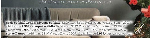 STROPNÍ SVÍTIDLO
