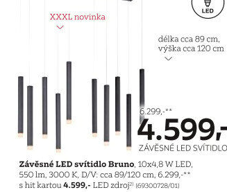 ZÁVĚSNÉ LED SVÍTIDLO