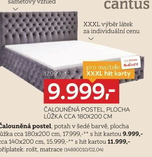 ČALOUNĚNÁ POSTEL