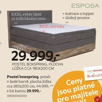 POSTEL BOXSPRING