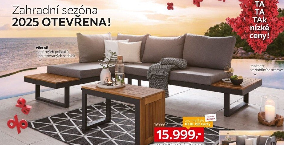 TERASOVÁ SEDACÍ SOUPRAVA