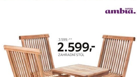 ZAHRADNÍ STŮL