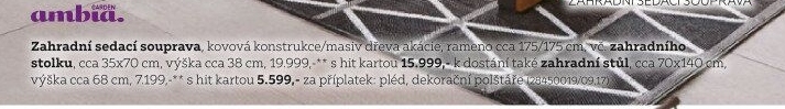 ZAHRADNÍ STŮL