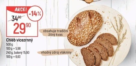 Chléb vícezrnný