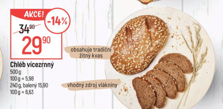 Chléb vícezrnný