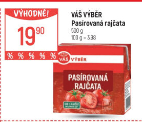 Pasírovaná rajčata Váš Výběr