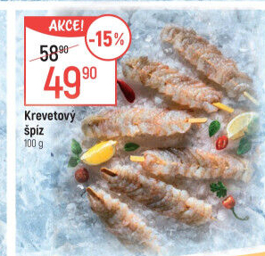 Krevetový špíz
