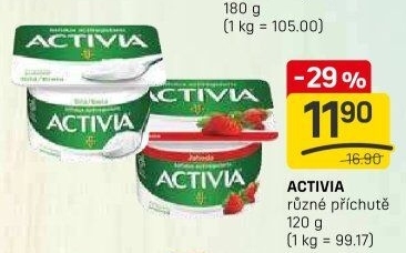 Bílý jogurt Activia Danone