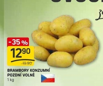 Brambory konzumní pozdní