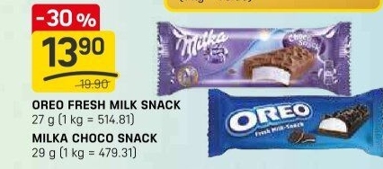 Fresh Milk snack Oreo