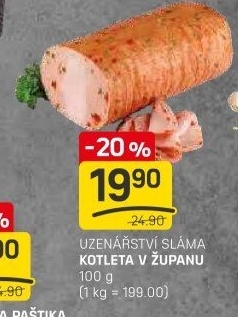 Kotleta v županu Sláma