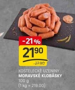 Moravské klobásy Kostelecké uzeniny
