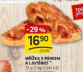 Mřížka s párkem