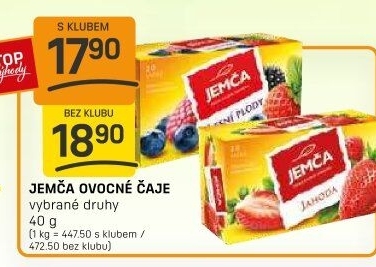 Ovocný čaj Jemča