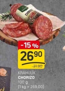Salám Chorizo Krahulík