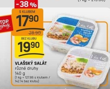 Salát vlašský Lahůdky Vavřík