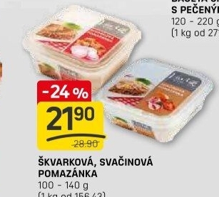 Škvarková pomazánka Lahůdky Vavřík