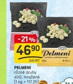 Těstoviny plněnémražené Pelmeni Povar