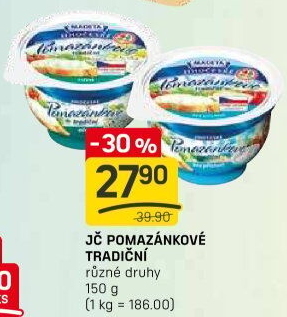 Tradiční pomazánkové Jihočeské Madeta