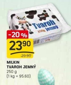 Tvaroh jemný Milkin