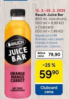 Džus Rauch Juice Bar