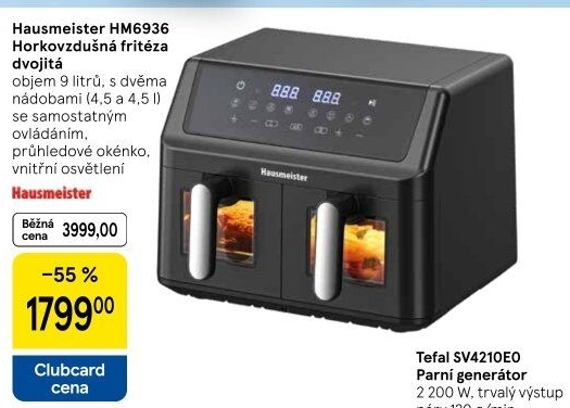 Horkovzdušná fritéza Hausmeister HM6936