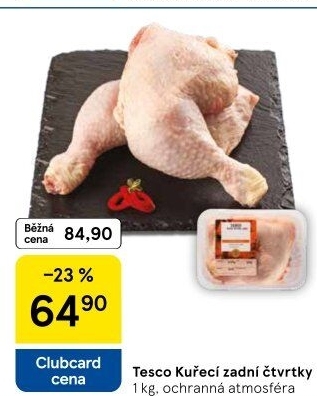 Kuřecí čtvrtky Tesco
