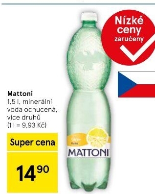 Ochucená voda Mattoni