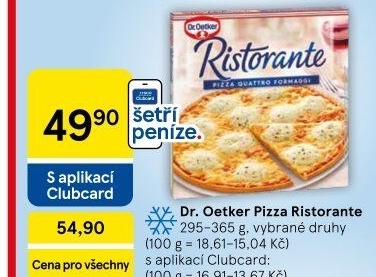 Pizza mražená Ristorante Dr. Oetker