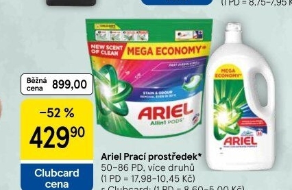 Prací prostředky Ariel