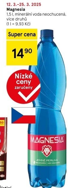 Přírodní voda Magnesia